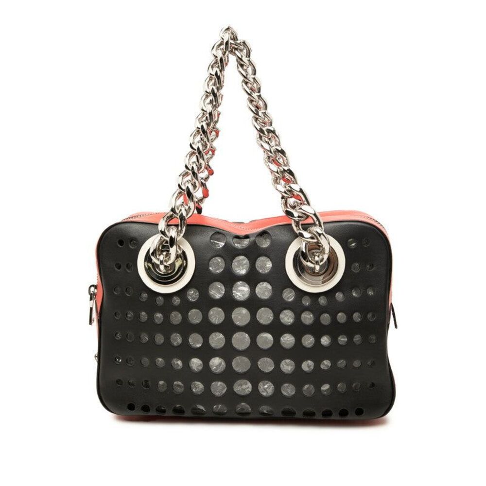 Prada City Fori Triangle Logo Tote